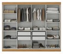 Ver imagem 7 de Guarda-Roupa 8 Portas 4 Gavetas Paris Bege/Cinamomo/Off White