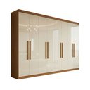 Ver imagem 2 de Guarda-Roupa 8 Portas 4 Gavetas Paris Bege/Cinamomo/Off White