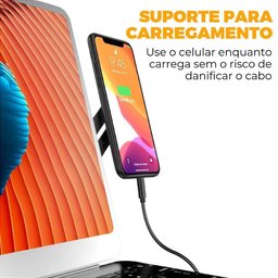 Suporte para Notebook com Grip Magnético para Celular - Gshield - 2
