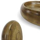 Ver imagem 5 de Centro de Mesa Redondo em Madeira Decorativo 30cm