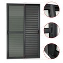 Ver imagem 2 de Porta de Correr Venez. 3 Folhas Moveis 210 X 120 Elite com Fecho Automático Vidro Liso