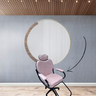Cadeira Rosa Salão Beleza Cabelereira Barbeiro Henvifer - 2