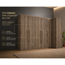 Ver imagem 6 de Guarda-Roupa Modulado Dallas 6 Portas 3 Gavetas com Cabideiros