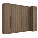 Ver imagem 1 de Guarda-Roupa Modulado Dallas 6 Portas 3 Gavetas com Cabideiros
