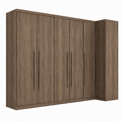 Guarda-Roupa Modulado Dallas 6 Portas 3 Gavetas com Cabideiros