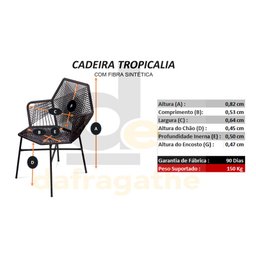 Cadeira Tropicalia Mexicana Verde - 2