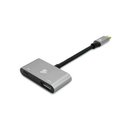 Ver imagem 1 de Cabo Usb-c para Hdmi Femea + Usb-c Pd 7cm 5+ Cinza Atc-03