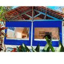 Ver imagem 3 de Toldo Cortina Azul C/ Visor - 2,70m X 2,20m - Kit Completo