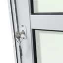 Ver imagem 6 de Porta de Correr com Travessas 2 Folhas Moveis 210 x 120 Elite com Fechadura Tetra Vidro Liso Branco Brimak