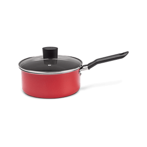 Panela com Tampa Brinox Garlic Antiaderente 1,75 Litros Ø 18 Cm Vermelho