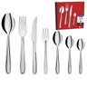 Jogo de Talheres Milano Conjunto de Facas Garfos e Colheres Faqueiro 42 Peças em Aço Inox Brinox - 1