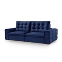 Ver imagem 3 de Sofá Retrátil e Reclinável Galliano 2,90m - Fortbello Estofados:azul