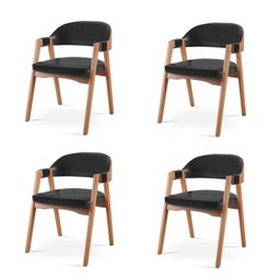 Kit 4 Cadeiras para Mesa de Jantar Gaia - 1