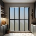 Ver imagem 1 de Porta de Correr 4 Folhas Moveis 210 X 240 Elite com Fecho Automático Vidro Reflex