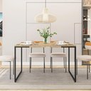 Ver imagem 5 de Mesa De Jantar Industrial 4 Lugares 135x90 Porto Nature
