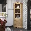 Ver imagem 3 de Estante de Canto em Madeira Maciça Marrom Antique