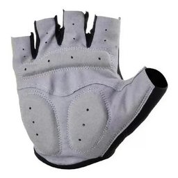 Luva Ciclismo Gel Preto e Cinza Meio Dedo Mtb Speed Bicicleta:GG - 5 Luva Ciclismo Gel Preto e Cinza Meio Dedo Mtb Speed Bicicleta:GG - 5