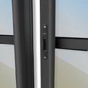 Ver imagem 6 de Porta de Correr com Travessas 4 Folhas Moveis 210 x 240 Elite com Fecho Automático Vidro Reflex Preto/Mix Brimak