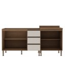 Ver imagem 2 de Cozinha Modulada 2 Balcões com Tampo de 70cm para Cooktop