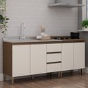 Ver imagem 1 de Cozinha Modulada 2 Balcões com Tampo de 70cm para Cooktop