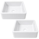 Ver imagem 1 de 2 Cubas de Pia para Lavabo Retangular 30cm Leve Reforçada