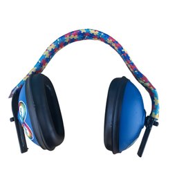 Abafador de Sons 11 Db Cor Azul para Autistas com Arco Colorido - 5