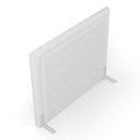 Ver imagem 6 de Cabeceira Cama Box Casal Padrão Alba 140cm com Frame Couríssimo Branco - Desk Design