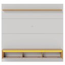 Ver imagem 3 de Painel Tv 65 Pol Bancada Suspensa 180cm com Led Tath Off/naturale C05 - Mpozenato