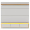 Ver imagem 1 de Painel Tv 65 Pol Bancada Suspensa 180cm com Led Tath Off/naturale C05 - Mpozenato