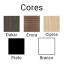 Ver imagem 6 de Armário Aéreo Multiuso 1,80m Michelangelo Preto Fosco 100% Mdf 15mm Rino Móveis