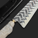 Ver imagem 3 de Faca Picanheira Blacksmith Carbono 3mm Osso Full Tang:8'' (20cm)