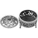 Ver imagem 3 de HOME&CO RELIQUE PORTA JOIAS 7x8x8cm METAL PRATA