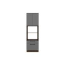 Ver imagem 1 de Paneleiro de Cozinha Amsterdam Ph 3141 Torre Quente C/ 2 Portas 2 Gavetas e 2 Nichos P/ Forno 70cm