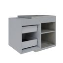 Ver imagem 2 de Armário Gabinete Nexus 65P Contemporâneo Branco/Snow/Chess