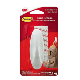 Gancho Plástico Design Command Grande 3m - 1