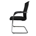 Ver imagem 4 de Kit 2 Cadeiras de Escritório Diretor Londres Mesh Fixa Preta