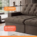 Ver imagem 6 de Sofá Retrátil e Reclinável 3 Lugares 2,40m Malibu