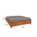 Ver imagem 2 de Cama Box Casal Queen Mônaco Cinamomo