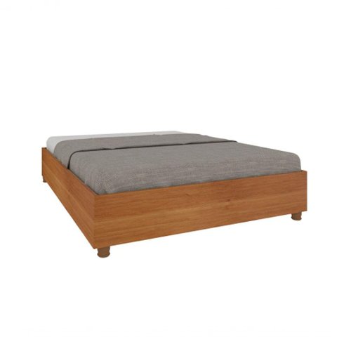 Cama Box Casal Queen Mônaco Cinamomo