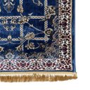 Ver imagem 6 de Tapete Persa Royal Azul 100x150cm Fio Acetinado - Decoração para Quarto e Sala