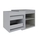 Ver imagem 2 de Armário Gabinete Nexus 83P Contemporâneo Branco/Snow/Chess