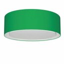 Ver imagem 1 de Plafon Cilíndrico Duplo Vivare Md-3037 Cúpula em Tecido 60x25cm - Bivolt Verde-folha 127/220v