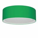 Ver imagem 3 de Plafon Cilíndrico Duplo Vivare Md-3037 Cúpula em Tecido 60x25cm - Bivolt Verde-folha 127/220v