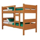 Ver imagem 2 de Beliche Topazio Solteiro Reforçada 100% MDF Vira Duas Camas com Grade de Proteção - Nature