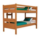 Ver imagem 3 de Beliche Topazio Solteiro Reforçada 100% MDF Vira Duas Camas com Grade de Proteção - Nature