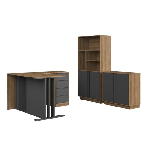 Escritório Completo 3 Peças Officce