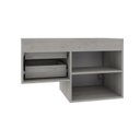 Ver imagem 2 de Armário Gabinete Nexus 83L Contemporâneo Branco/Snow/Chess