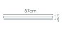 Ver imagem 6 de Luminaria T5 Led 10w 60cm Calha Sobrepor Branco Frio Bivolt