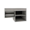 Ver imagem 2 de Armário Gabinete Nexus 83L Contemporâneo Branco/Snow/Preto Ônix