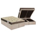 Ver imagem 1 de Cama Box Baú King: Colchão Ortopédico Orthoflex D33 / EP Matera + Base CRC Suede Clean(193x203)